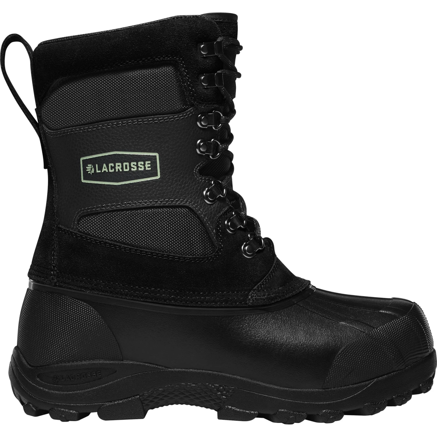 Lacrosse Women's Outpost II 10" Soft Toe WP Work Boot - Black - 600803 1 Lacrosse Women's Outpost II 10" Soft Toe WP Work Boot - Black - 600803