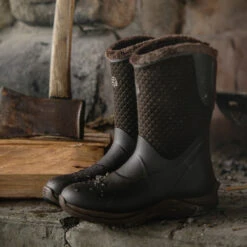 Lacrosse Women's Alpha Cozy 10" Soft Toe WP Rubber Boot - Brown - 656111 -LaCrosse Sales Store 656111 alt2